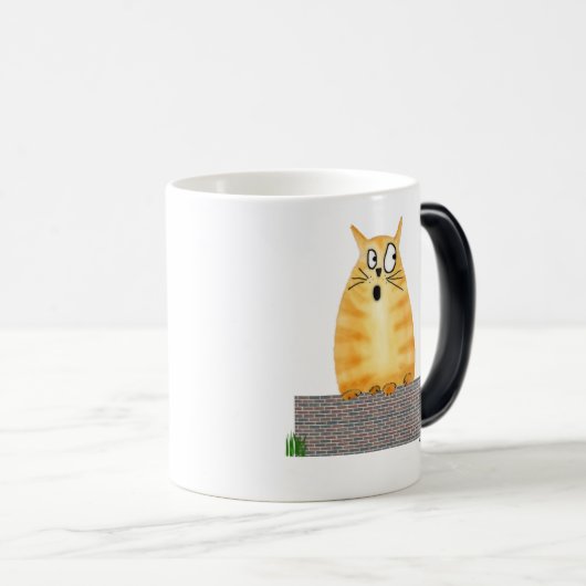 熱狂するな猫のマグ モーフィングマグカップ (正面右)