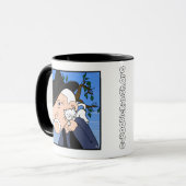 「熱狂するな猫の人」のマグ マグカップ (正面左)