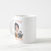 熱狂するな猫の女性コーヒー・マグ コーヒーマグカップ (正面左)