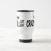 熱狂するな猫の女性 トラベルマグ (中央)