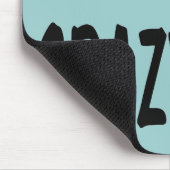 熱狂するな猫の女性 マウスパッド (コーナー)