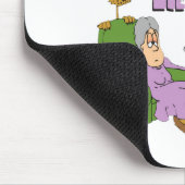 熱狂するな猫の女性 マウスパッド (コーナー)