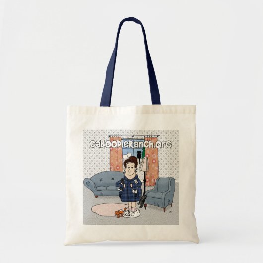 「熱狂するな猫の女性」(2011年の)バッグ トートバッグ (正面)