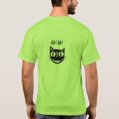 熱狂するな猫の女性 Tシャツ (裏面)