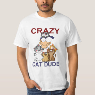 熱狂するな猫の男 Tシャツ