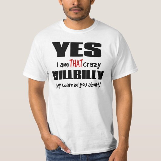 熱狂するな田舎者 Tシャツ (正面)