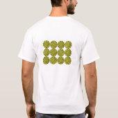 熱狂するな目 Tシャツ (裏面)