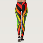 熱狂するな着色されたレギング レギンス (裏面)