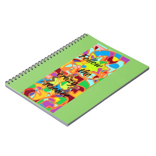 熱狂するな科学の孤児の黒の引用文のabstraを後を追って下さい ノートブック (左側)