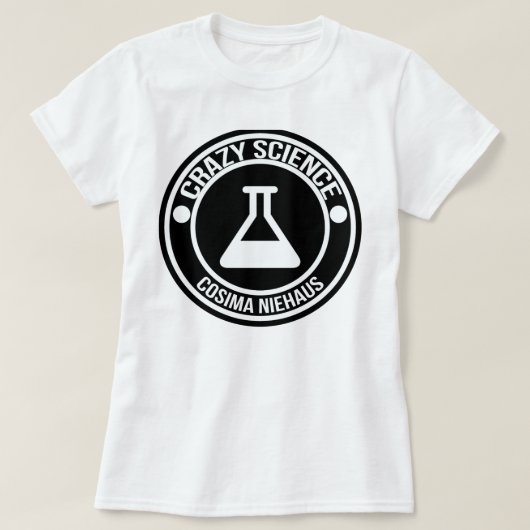 熱狂するな科学 Tシャツ (デザイン正面)