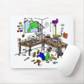 熱狂するな自家製のもののハムのRADIO SHACKのマウスパッド マウスパッド (マウス)