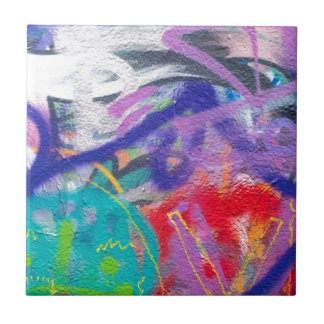 熱狂するな落書き タイル