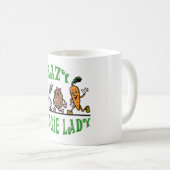 熱狂するな野菜の女性 コーヒーマグカップ (正面右)