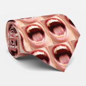 熱狂するな開いた口のタイ ネクタイ (ロール)