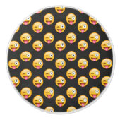 熱狂するな顔Emoji セラミックノブ (正面)
