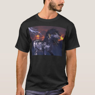 熱狂するな馬の青 Tシャツ