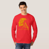 熱狂するな馬戦争ペンキ Tシャツ (正面フル)