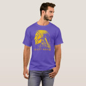熱狂するな馬戦争ペンキ Tシャツ (正面フル)