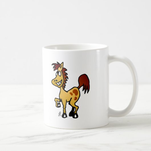 熱狂するな馬 コーヒーマグカップ (右)