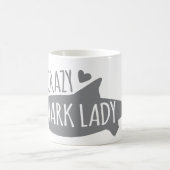 熱狂するな鮫の女性 コーヒーマグカップ (中央)