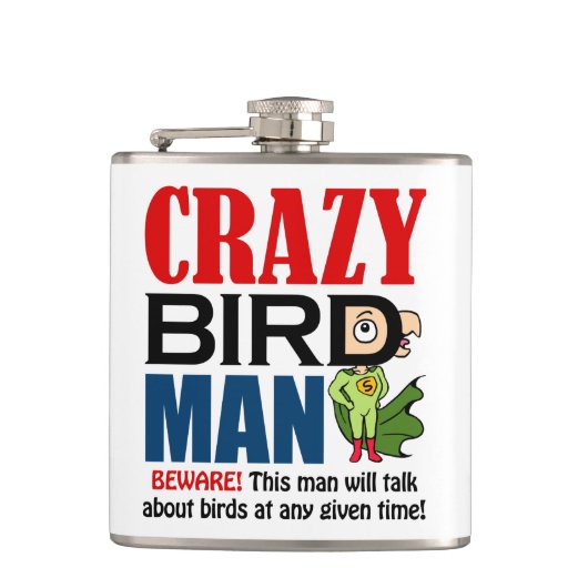 熱狂するな鳥の人 フラスク (正面)