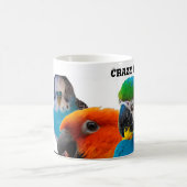熱狂するな鳥の女性コーヒー・マグ コーヒーマグカップ (中央)