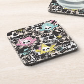 熱狂するな鳥パターン コースター (左側)