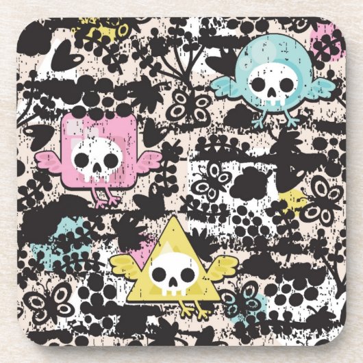 熱狂するな鳥パターン コースター (正面)