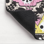 熱狂するな鳥パターン マウスパッド (コーナー)