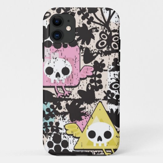 熱狂するな鳥パターン Case-Mate iPhoneケース (裏面)