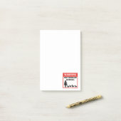 熱狂するな鶏の女性ポスト・イット ポストイット (デスク上)