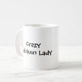 熱狂するな鶏の女性 コーヒーマグカップ (正面左)