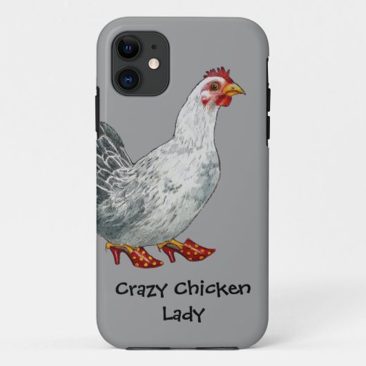 熱狂するな鶏の女性 Case-Mate iPhoneケース (裏面)