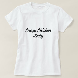 熱狂するな鶏の女性 Tシャツ