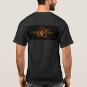 ….熱狂するな鶏はあります! Tシャツ (裏面)
