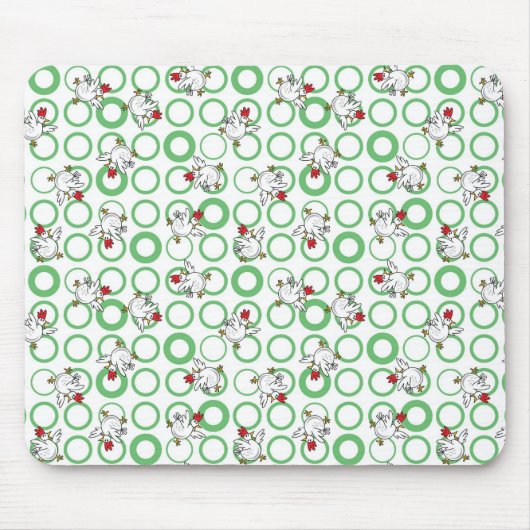 熱狂するな鶏 マウスパッド (正面)