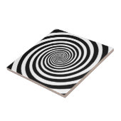 熱狂するなBLACK/WHITEの螺線形 タイル (側面)