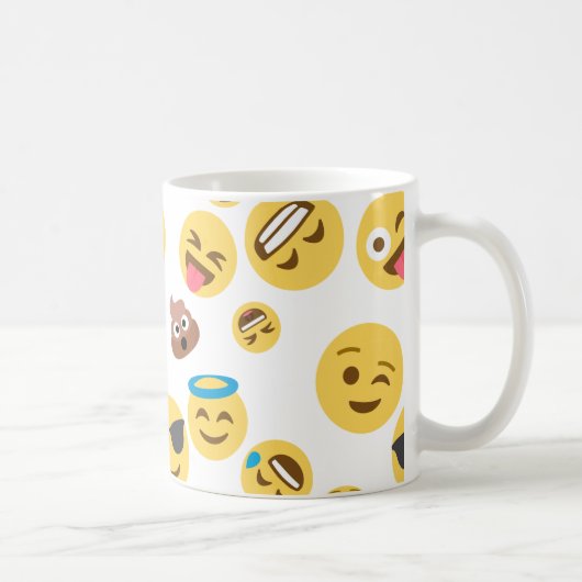 熱狂するなEmojis コーヒーマグカップ (右)