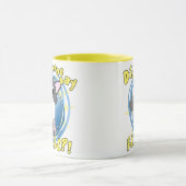 熱狂するなFlyball犬のマグ マグカップ (中央)