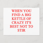 熱狂するなinsneの冗談 ポストカード (正面)