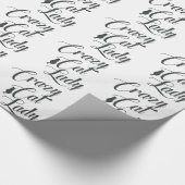 熱狂するなPet猫の女性猫好きの包装紙 ラッピングペーパー (角)