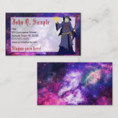 熱狂するなWizビジネスの宇宙の魔法使いの芸術 名刺 (正面/裏面)