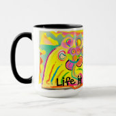 熱狂するのコップ マグカップ (左)