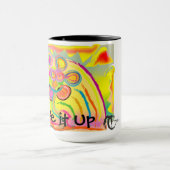 熱狂するのコップ マグカップ (中央)