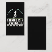 熱狂するの妻トライアスロン・ガール・ユーモア 名刺 (正面/裏面)