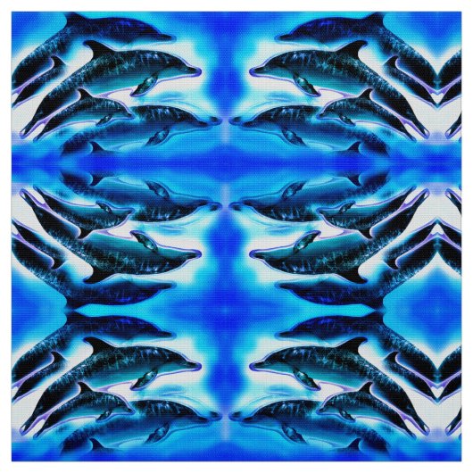 熱狂するイルカ ファブリック (見本)