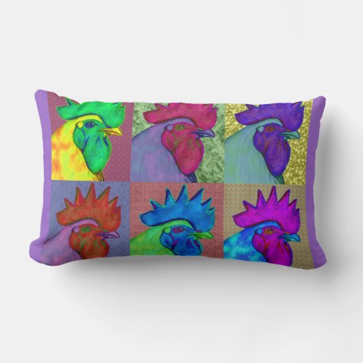 熱狂するオンドリ! ランバークッション (正面)