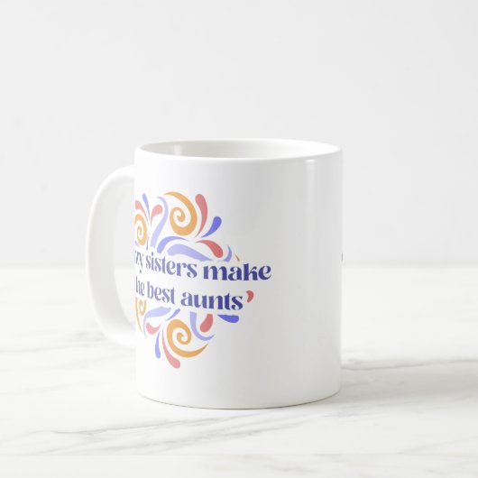 熱狂するカラフル姉妹がアウ最高のント引用文 コーヒーマグカップ (正面左)