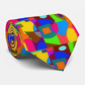 熱狂するカラフル結 ネクタイ (ロール)