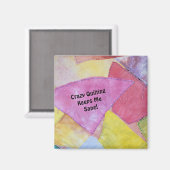 熱狂するキルティング磁石 マグネット (正面/裏面)